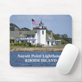 Nayatt Point Lighthouse, Rhode Island Mousepad (Mit Mouse)