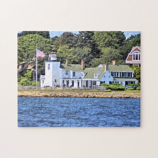 Nayatt Point Lighthouse, Rhode Island Puzzle (Horizontal)