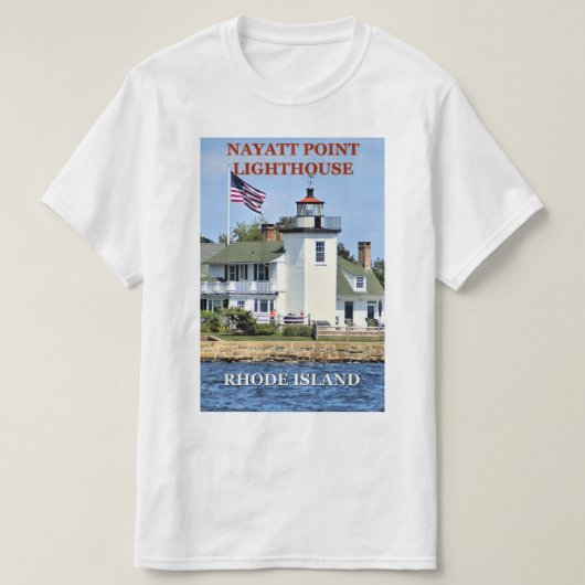 Nayatt Point Lighthouse, Rhode Island T - Shirt (Design vorne)