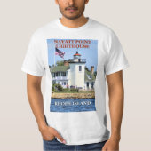 Nayatt Point Lighthouse, Rhode Island T - Shirt (Vorderseite)