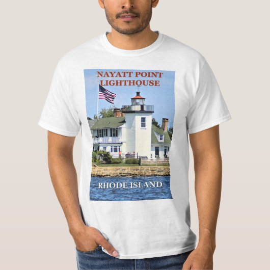 Nayatt Point Lighthouse, Rhode Island T - Shirt (Vorderseite)