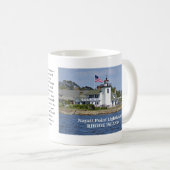 Nayatt Point Lighthouse, Rhode Island Tasse (VorderseiteRechts)