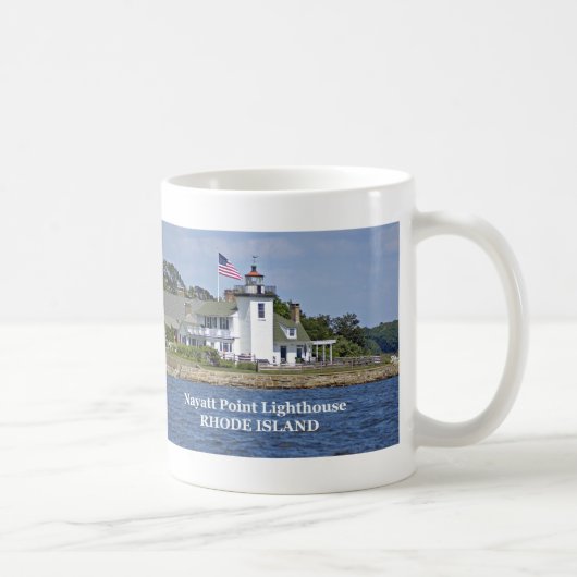 Nayatt Point Lighthouse, Rhode Island Tasse (Rechts)