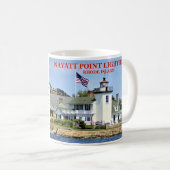 Nayatt Point Lighthouse, Rhode Island Tasse (VorderseiteRechts)