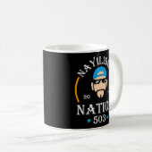 Nayib Bukele Nayiliber Nation 503 El Salvador Kaffeetasse (VorderseiteRechts)