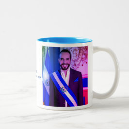 Nayib Bukele, Präsident von El Salvadore Zweifarbige Tasse