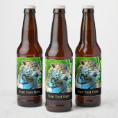 Nayla der Jaguar Bierflaschenetikett (Flaschen)