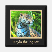Nayla der Jaguar Magnet (Vorne)