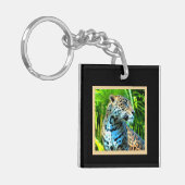 Nayla der Jaguar Schlüsselanhänger (Vorderseite links)