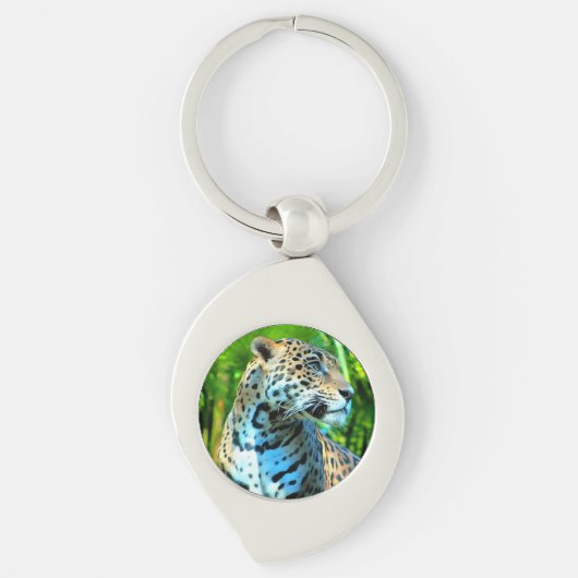 Nayla der Jaguar Schlüsselanhänger (Vorderseite)