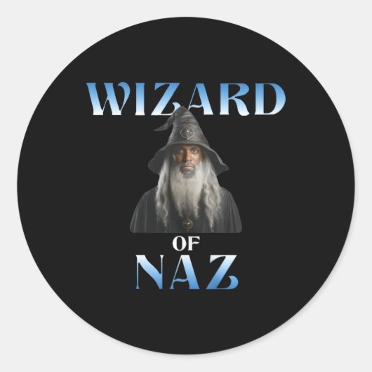 Naz Reid Wizard von Naz Runder Aufkleber (Vorderseite)