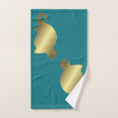 Naza Peru Geoglyphs Tiere Gold Siegel Badhandtuch Set (Handtuch)