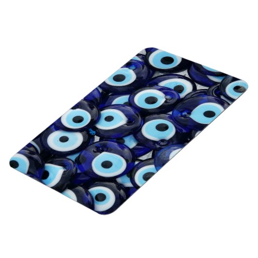 Nazar Amulets Evil Eye Stones Blue Pattern Magnet (Linke Seite)