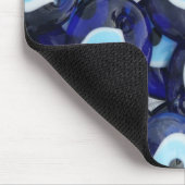 Nazar Amulets Evil Eye Stones Blue Pattern Mousepad (Ecke)