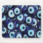 Nazar Amulets Evil Eye Stones Blue Pattern Mousepad (Vorne)
