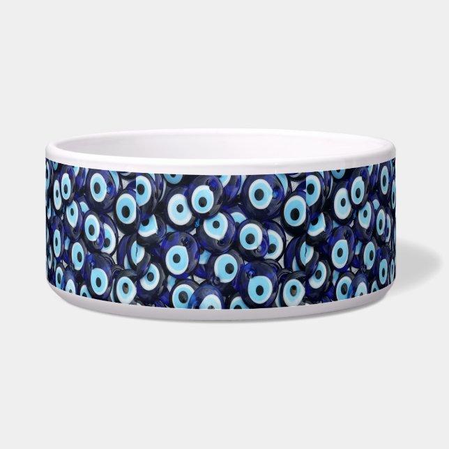 Nazar Amulets Evil Eye Stones Blue Pattern Napf (Vorderseite)