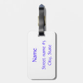 Nazar-Amulett Gepäckanhänger (Rückseite vertikal)