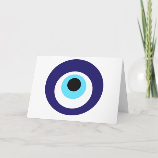 Nazar-Amulett (Nazar boncuğu) Karte (Vorderseite)