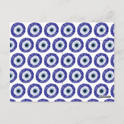 Nazar-Auge Postkarte (Rückseite)