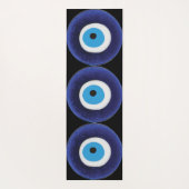 Nazar-Blicks-Schutz-Symbol Yogamatte (Rückseite)