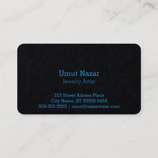 Nazar-Böse-Auge-Schutzsymbol Visitenkarte (Rückseite)