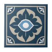 Nazar Böser Blick Azulejo Keramikfliese (Vorderseite)