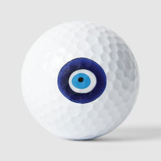 Nazar Böser Blick Schutzsymbol Golfball (Vorderseite)