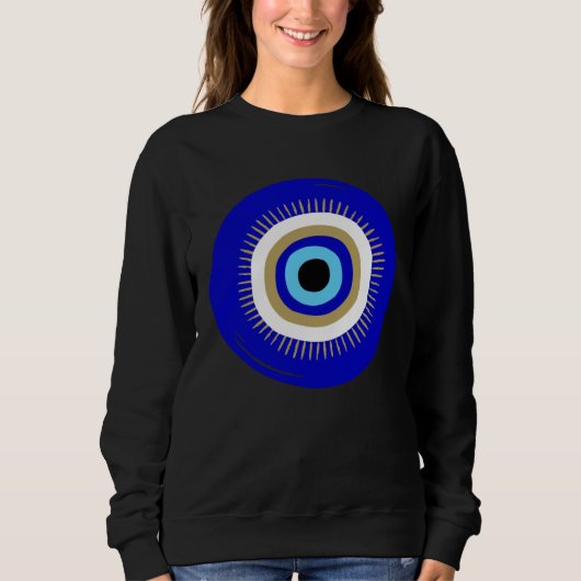 Nazar Evil Eye Charm for Protection Islamic Islam Sweatshirt (Vorderseite)