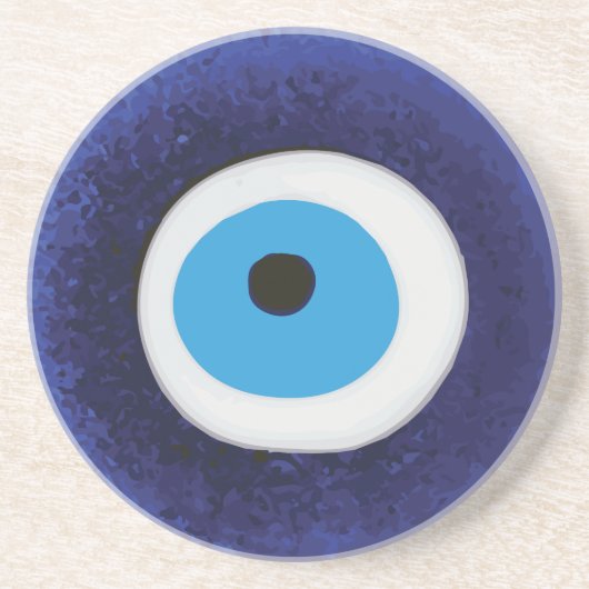 Nazar Evil Eye Protection Symbol Getränkeuntersetzer (Vorne)