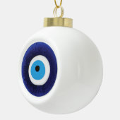 Nazar Evil Eye Protection Symbol Keramik Kugel-Ornament (Rechts)