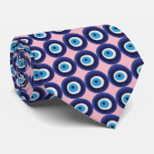 Nazar Evil Eye Protection Symbol Krawatte (Gerollt)