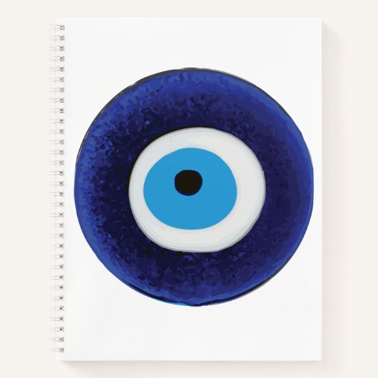 Nazar Evil Eye Protection Symbol Notizblock (Vorderseite)