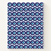 Nazar Evil Eye Protection Symbol Notizblock (Rückseite)