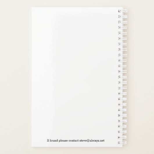 Nazar Evil Eye Protection Symbol Planer (Rückseite)