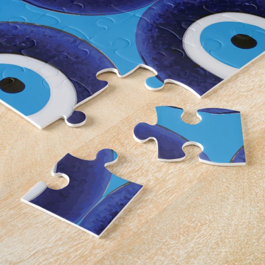 Nazar Evil Eye Protection Symbol Puzzle (Seite)