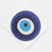Nazar Evil Eye Protection Symbol Serviette (Ecke)