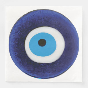 Nazar Evil Eye Protection Symbol Serviette