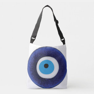 Nazar Evil Eye Protection Symbol Tragetaschen Mit Langen Trägern