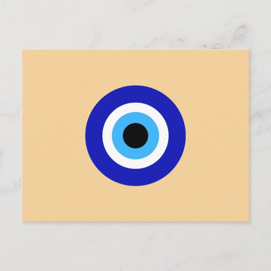 Nazar Evil Eye Protection Talisman Postcard Postkarte (Vorderseite)