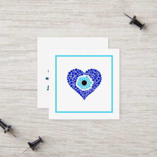 Nazar Heart Vielen Dank Telefonnummerkarte