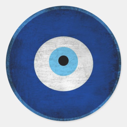 Nazar Runder Aufkleber (Vorderseite)
