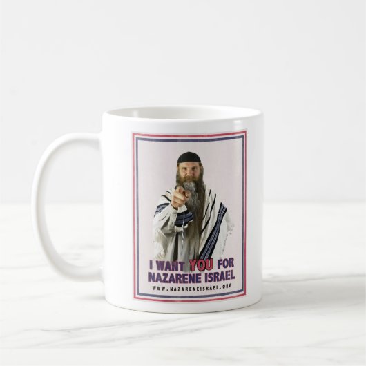 Nazaräer-Israel-Onkel Norman Mug Kaffeetasse (Links)