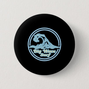 Nazaré Portugal Big Wave Surf Club, Surfen Graphi Button