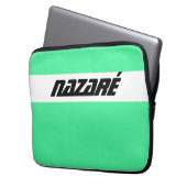 Nazaré – Portugal Surfin Surf Laptopschutzhülle (Vorderseite Links)