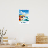 Nazare Portugal Travel Print Poster (Küche)