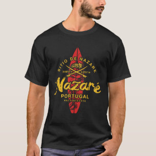 Nazare Portugal Vintage Surfen _1 T-Shirt