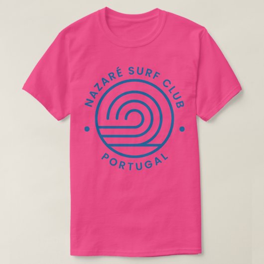 Nazare Surf Club Portugal Teshirt T-Shirt (Design vorne)