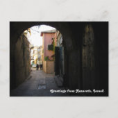 Nazaret-Straßen-Ansicht-Postkarte Postkarte (Vorderseite)