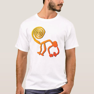 Nazca Affe im Feuer T-Shirt