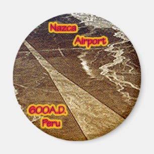 Nazca Flughafen 600A.D Magnet